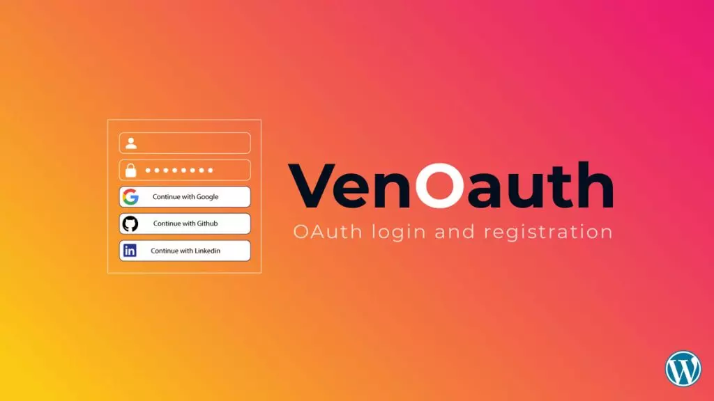 VenOauth / Social Login for WordPress