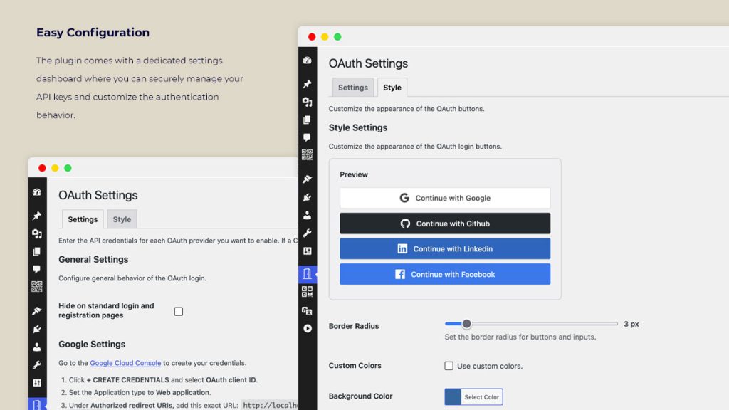 VenOauth / Social Login for WordPress