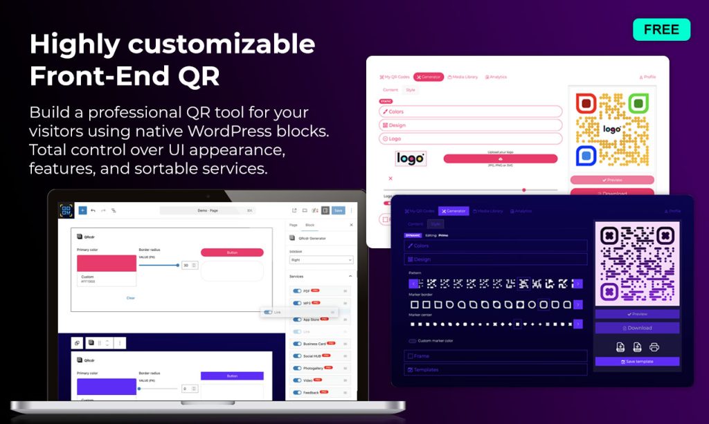 QRcdr PRO / QR SaaS WP