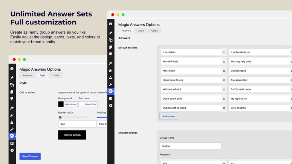 Magic Answers / Divination Plugin