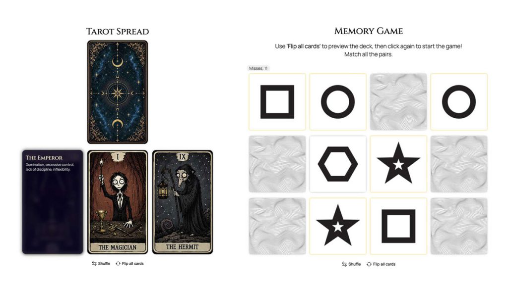 MagiCards / Tarots and Gaming