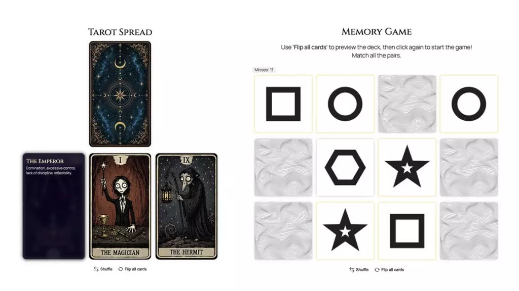 MagiCards / Tarots and Gaming