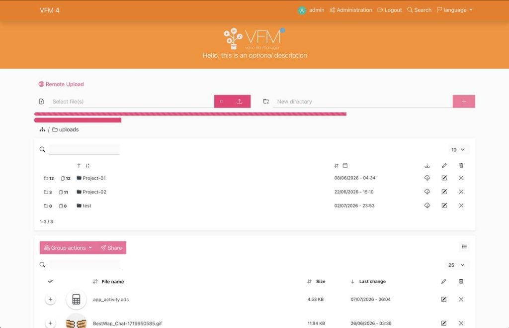 Reliable large file transfers using Veno File Manager