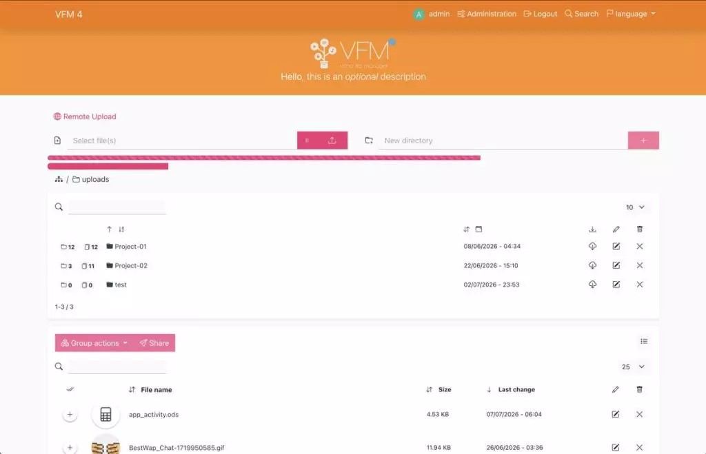 Reliable large file transfers using Veno File Manager